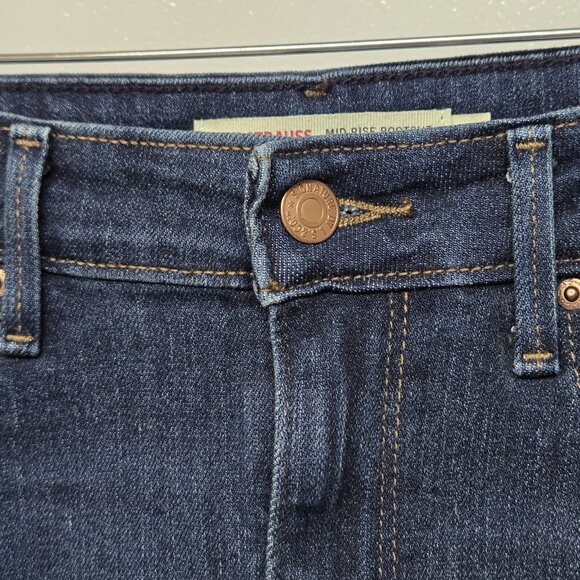 Levi Strauss Signature Womens Bootcut Jeans Size 10 Mid Rise Stretch Denim - Picture 4 of 11